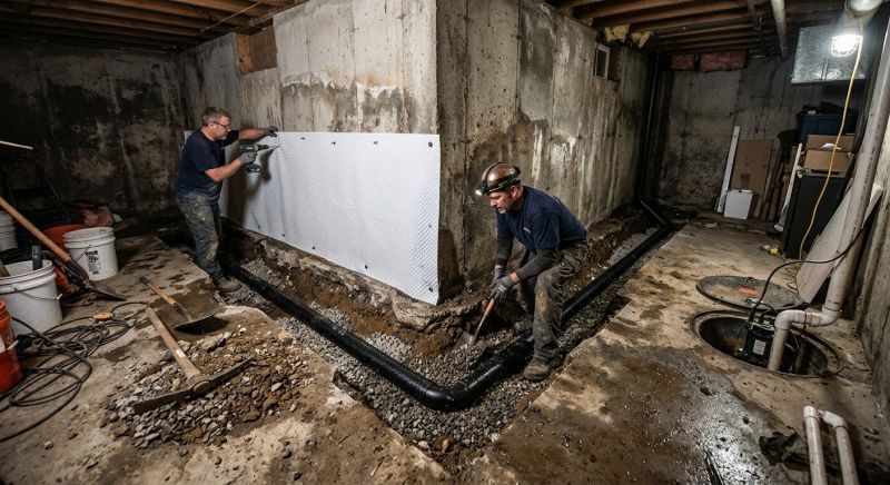 Basement Concrete Installation in Horseshoe Bay, TX