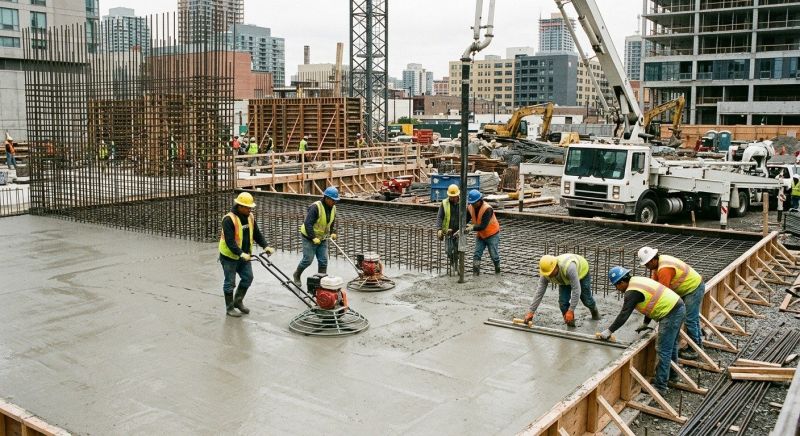 Commercial Slab Construction in Leander, TX