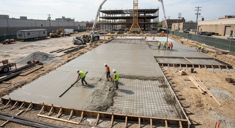 Commercial Slab Construction in Dripping Springs, TX