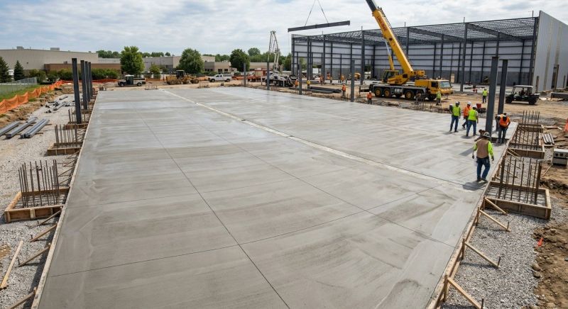 Commercial Slab Installation in Dripping Springs, TX