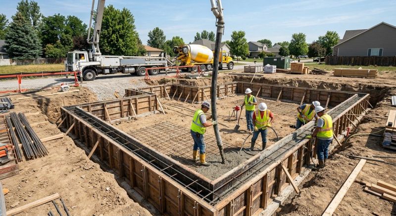 Concrete Foundation Installation in Dripping Springs, TX