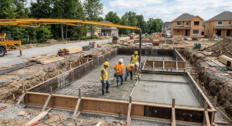 Concrete Foundation Installation in Dripping Springs, TX