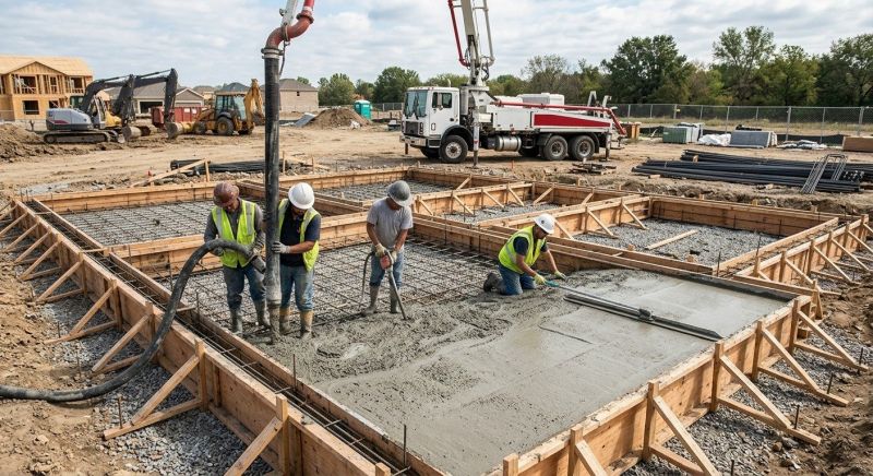Concrete Foundation Pouring in Dripping Springs, TX