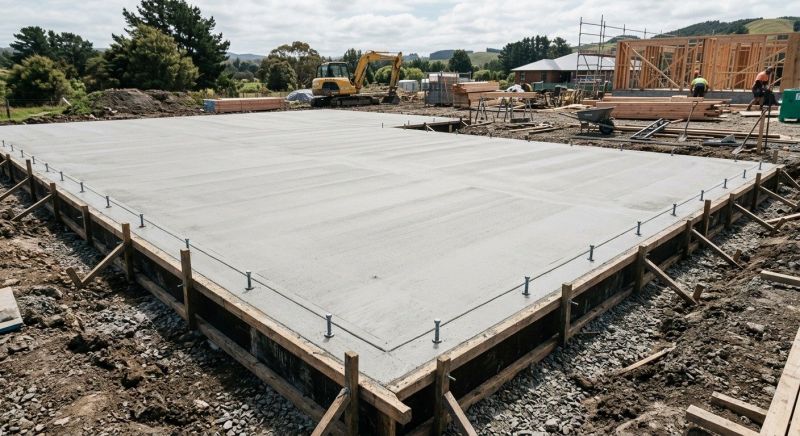 Foundation Slab Construction in Dripping Springs, TX