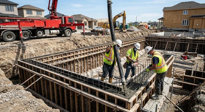 Foundation Wall Pouring in Austin, TX